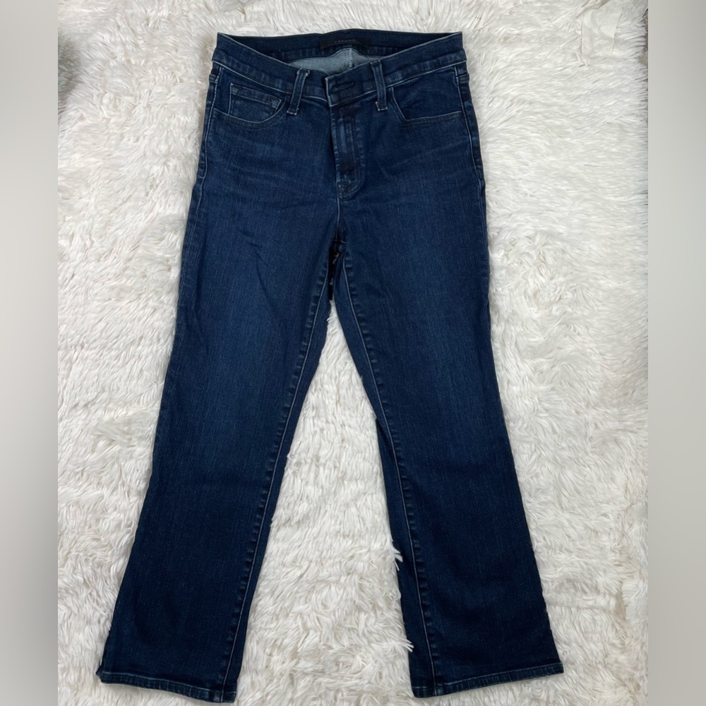 J brand Selena mid rise crop boot size 28